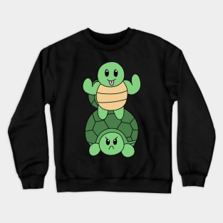 Trolling Green Turtle Crewneck Sweatshirt